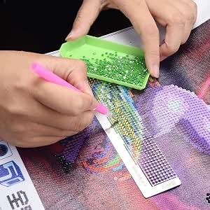Diamond Painting Ruler, Dot Drill Magic Tool, Diamond Embroidery Mesh