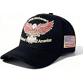 Levviye USA 250th Anniversary Hat Cap America 250 Years Birthday Independence Day Decorations Gifts Memorabilia