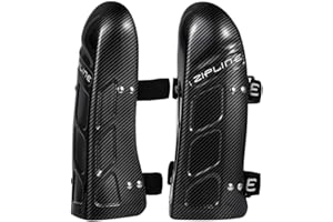 ZIPLINE SKI Zipline World Cup Ski Racing Shin Guards – Premium High-Impact Protection with Ergonomic Fit, Adjustable Velcro Straps & Durable Thermoplastic Shell – Race Proven - Available in Medium & Large