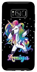 Galaxy S8 Phone Case Unicorn Dabbing AMIYA Custom
