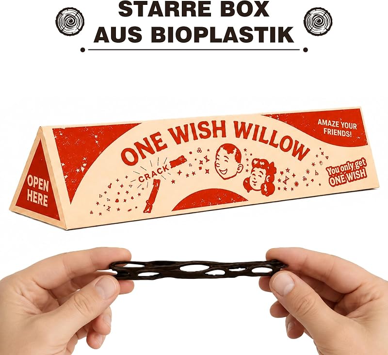 2 Stück Wish One Willow, Willow aus dem Verlangen des Films, Multi-Purpose Breakable Lucky Charm,Geeignet für Erwachsene, Good Fortune, Fun Party Novelty for