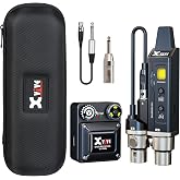 Xvive U45D True Stereo Wireless in-Ear Monitor System, 4 Monitoring Modes Stereo/L/R/Mix, 5.8GHz IEM for Musicians, Bands, Worship Teams, Dual XLR Inputs, Less Than 5ms Latency