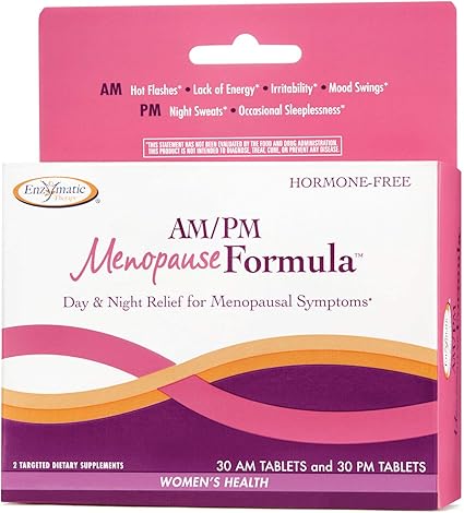 Amazon Com Enzymatic Therapy Am Pm Menopause Formula 60 Tabs