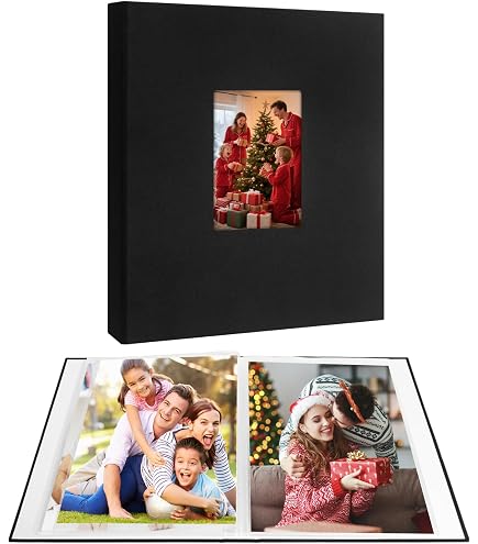 HP Q8784A Expandable Photo Album 25 Pages 5.5x7.5 Indigo/Sky Cloth Cover