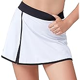 Move With You Women's Tennis Golf Skirts with Pockets Inner Shorts for Athletic Skorts Sports Running Workout Pickleball