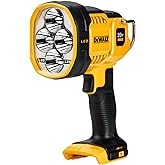 DEWALT 20V MAX LED Work Light, Handheld Spotlight with 508 Yard Distance, Pivoting Head, 1500 Lumens, Cordless, Battery Not I