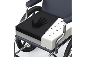 AUVON Ventilation Wheelchair Seat Cushions for Tailbone, Pressure Sore & Ulcer Pain Relief, Innovative Breathable Memory Foam