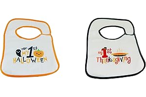 Hello Baby Wonder Halloween & Thanksgiving Bib Set - 2pk