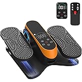 Under Desk Elliptical Machine for Senior 12 Speed Leg Exerciser While Sitting for Seniors As Seen on TV Quiet & Portable Electric Seated Foot Pedal Exerciser for Home Office