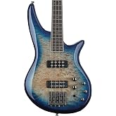 Jackson JS Series Spectra Bass JS3Q, Amber Blue Burst, Laurel Fingerboard