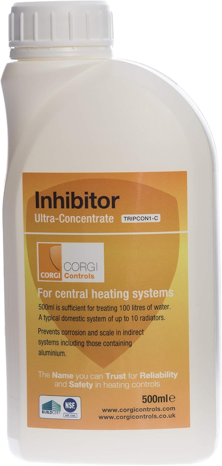 Corgi TRIPCON1-C Concentrated Buildcert Central Heating Inhibitor, Clear