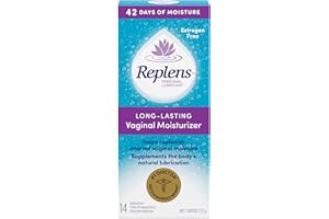 Replens Long-Lasting Vaginal Moisturizer and Lubricant, Replenish internal vaginal moisture, Immediate relief, Paraben free, 