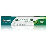 Himalaya Mint Fresh Gel Fluoride-Free Toothpaste, 6.17 oz | Helps Reduce Plaque &amp; Brighten Teeth, Freshens Breath, Supports Healthy-Looking Gums, SLS-Free, Gluten-Free &amp; Vegetarian