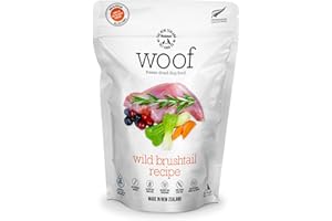 THE NEW ZEALAND NATURAL PET FOOD CO. The New Zealand Natural Pet Food Co Woof Wild Brushtail Freeze Dried Raw Dog Food, Mixer, or Topper, or Treat - High Protein, Natural, Limited Ingredient Recipe - 9.9 oz