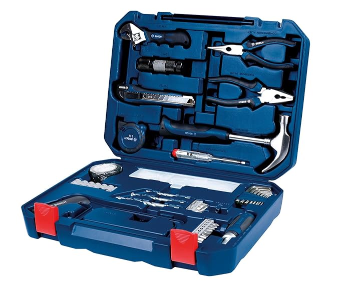 Bosch 2.607.002.790 AllinOne Metal Hand Tool Kit (Blue, 108Pieces