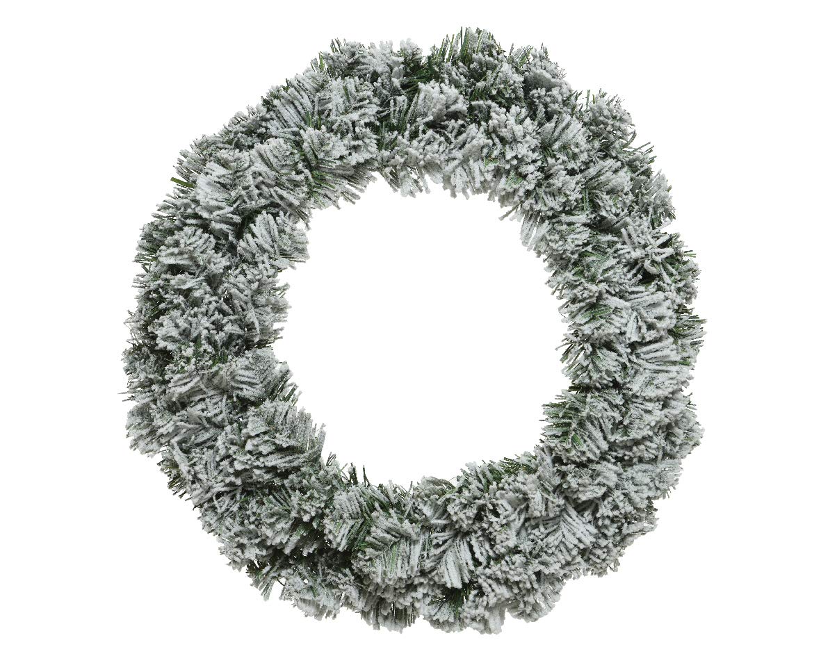 Kaemingk Everlands Snowy Imperial Artificial Christmas Wreath 35cm