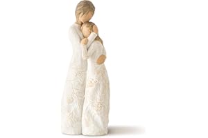 Willow Tree Close to me, Apart or Together, Always Close to me, Expresses Loving Relationships Between Mother and Daughter, Sisters or Friendships, Sculpted Hand-Painted Figure