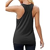 Mippo Workout Tops for Women Sleeveless Athletic Running Yoga Tank Tops Racerback Breathable Gym Sports Exercise Shirts
