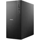 Dell Tower Desktop ECT1250 - Intel Core Ultra 7-265 Processor, UHD Graphics, 16GB Memory, 1TB M.2 SSD, 3.0 SD Card Reader, Wired Keyboard and Mouse, Windows 11 Home, Basic Onsite Service