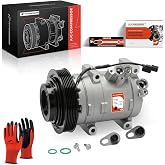 A-Premium Air Conditioner AC Compressor with Clutch | Compatible with Acura TL 2009-2014, TSX 2010-2014, RDX 2013-2015 &amp; Honda Accord 2008-2012, Accord Crosstour, Crosstour