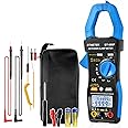 BTMETER 3-Phase True-RMS Power Clamp Multimeter with 9999 Counts, AC/DC Voltage & Amperage, KW/HP, Power Factor, KVA/VAR, Inrush Current & Temperature Test, Electrical Teste 580P