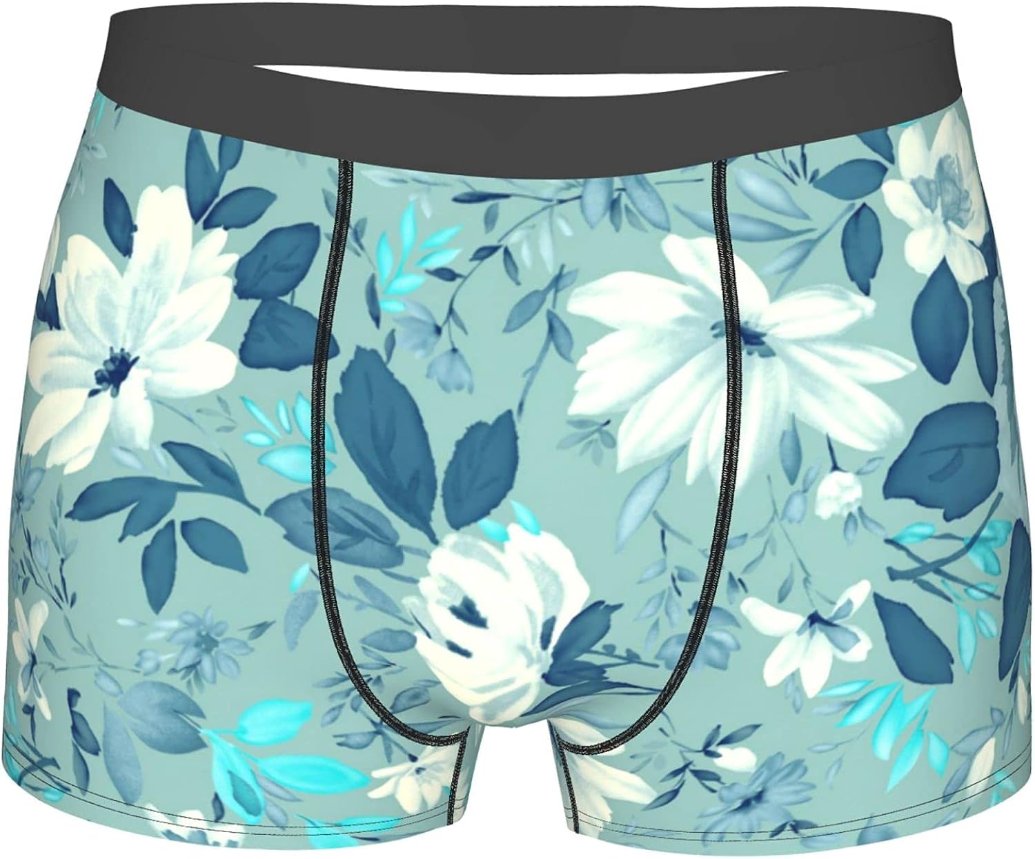 Flower Men'S Boxer Briefs Shorts Leg Underwear SXxl Clothing