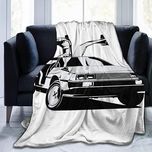 Uxingdouriyongpin Delorean Zuruck In Die Zukunft Fleece Flanell Decke Decke Leichtes Ultra Weiches Warmes Bett Decke Fit Sofa Geeignet Amazon De Kuche Haushalt