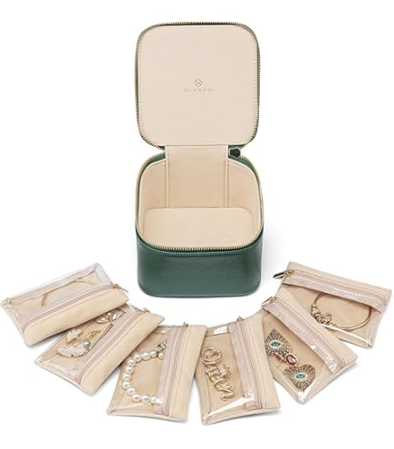 WEBEEDY 5 Style Voyage Bijoux Organizer Pouch Avec Pochette