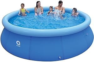 DIMAR GARDEN 12ft x 36in Inflatable Swimming Pool, Outdoor Round Top Ring Above Ground Pools