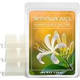 ScentSationals Honeysuckle Nectar Scented Wax Melts 10oz (24 Cubes) | Honeysuckle, Green Vines, &amp; Orange Blossom Long Lasting Fragrance Melts for Scented Wax Warmers