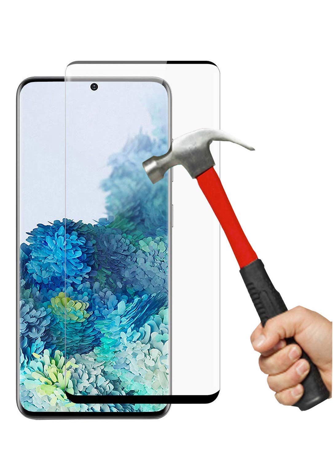 Galaxy S20 Tempered Glass, Galaxy S20 Screen Protector with 9H Hardness Scratch resistant Shatterproof Friendly Crystal Glass Protector for Samsung Galaxy S20 (Galaxy S20 Tempered Glass)