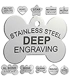 Pawsitively Pet Tags Stainless Steel Custom DEEP