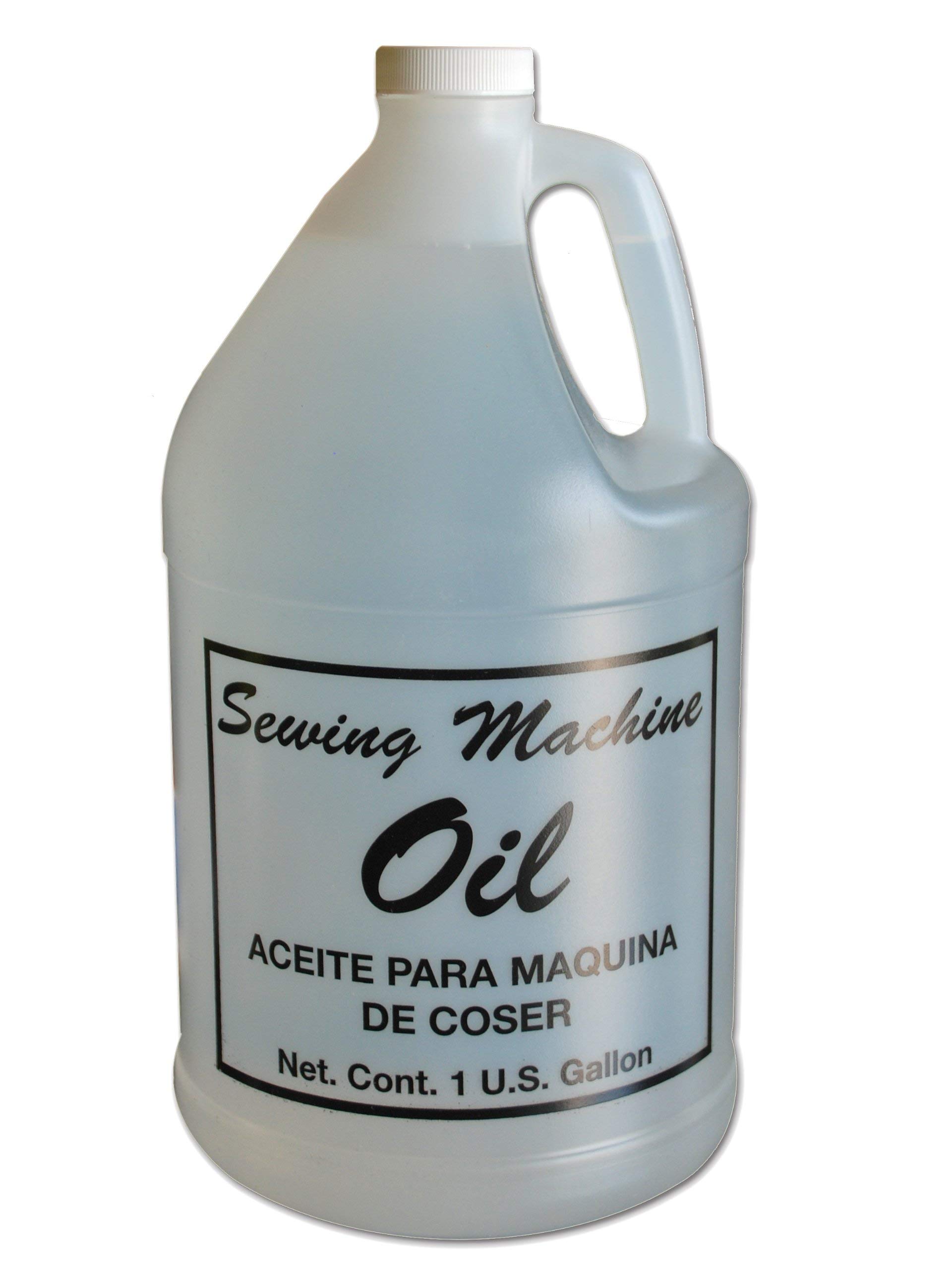 1-Gallon Clear Sewing Machine Oil – Non-Staining Lubricant for Juki, Singer, Consew & Most Industrial Sewing Machines