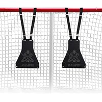 Kasifei Hockey Bell Shooting Targets, 2 Pack Metal Hockey Targets for Nets, Hockey Training Equipment to Improve Shot Accurac