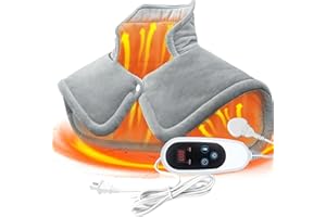 Heating Pad for Neck And Shoulders And Back, Valentines Day Gifts for Her Him Women Men Mom Wife, Heat Pad for Back, Multi He