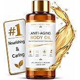 Anti Aging Body Oil, Firming Moisturizer for Dry, Mature Skin, 3.38 Fl Oz | Plant-Based Formula; fast-absorbing hydration with a non-greasy feel for daily care on arms, belly, thighs and legs