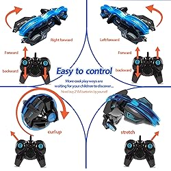 RC Stunt Snake Car 360° Roll Toys,2.4Ghz RC Cars