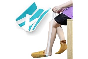 HOMYMUSY Sock Aid,Sock Aids for Putting on Socks,Sock Assistant Device No Bending,Sock Aid Device for Elderly,Disabled,Pregnancy,Sock Aide Sock Puller Easy On and Off(Blue)