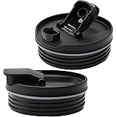 2Pcs Replacement Parts Lids for Ninja Blender, 2.81" Inner Diameter, Sip Seal Spout Lids Compatible with Ninja 16oz Cups, Fit for Ninja BL660 BL740 BL770 BL780 BL810 BL820 BL830 QB3000 QB3004 QB3005