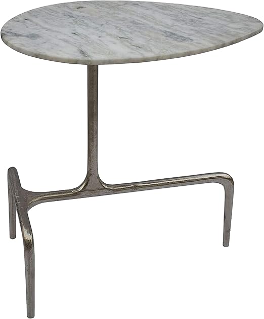 Amazon Com Ren Wil Ta238 Accent Table Small Raw Nickel Home