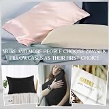 ZIMASILK 100% Mulberry Silk Pillowcase 19 Momme 6A 50x75 Black view 6