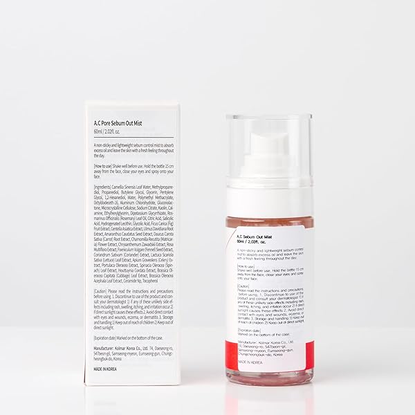 MIGUHARA A.C SEBUM OUT MIST | KOREAN SKINCARE MIST (60ML/2.02 FL. OZ.)