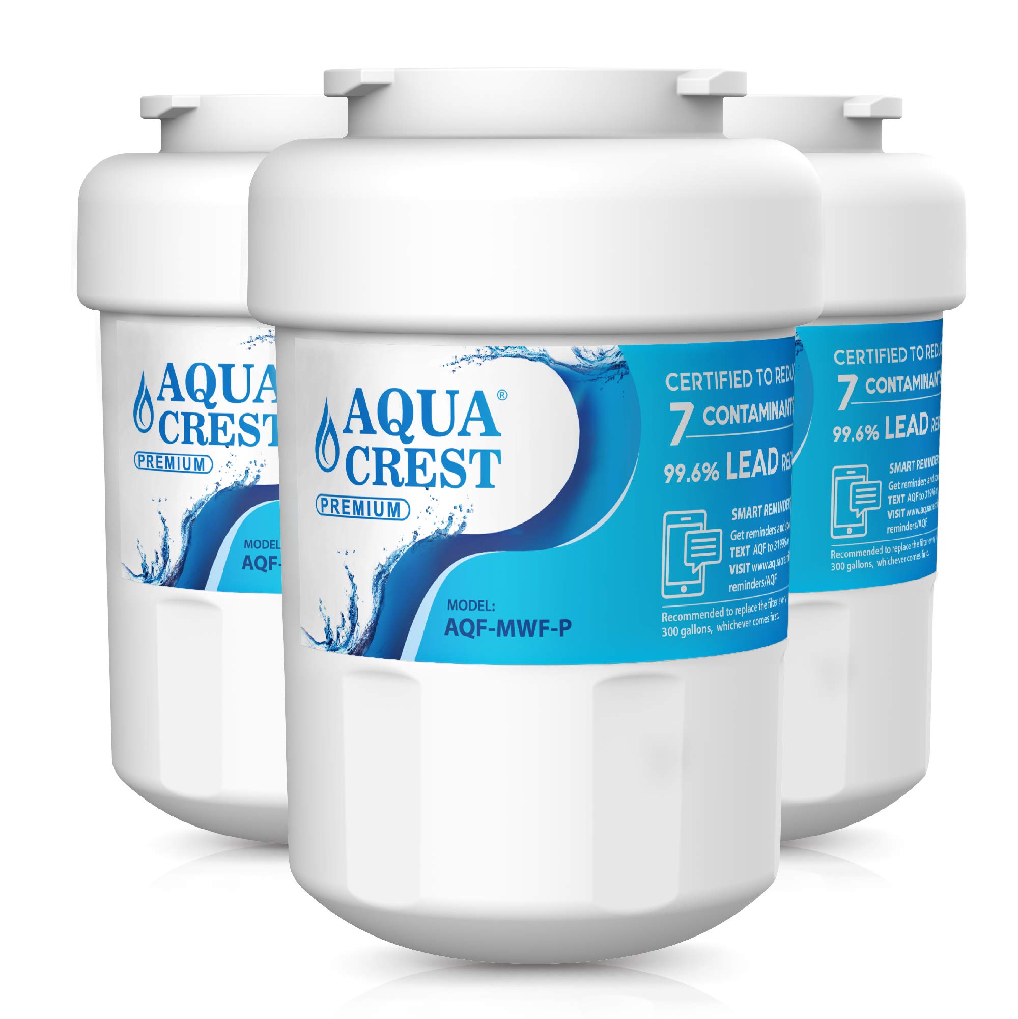 (3 Pack) Refrigerator Water Filter Fits GE SmartWater MWFP MWFA GWF