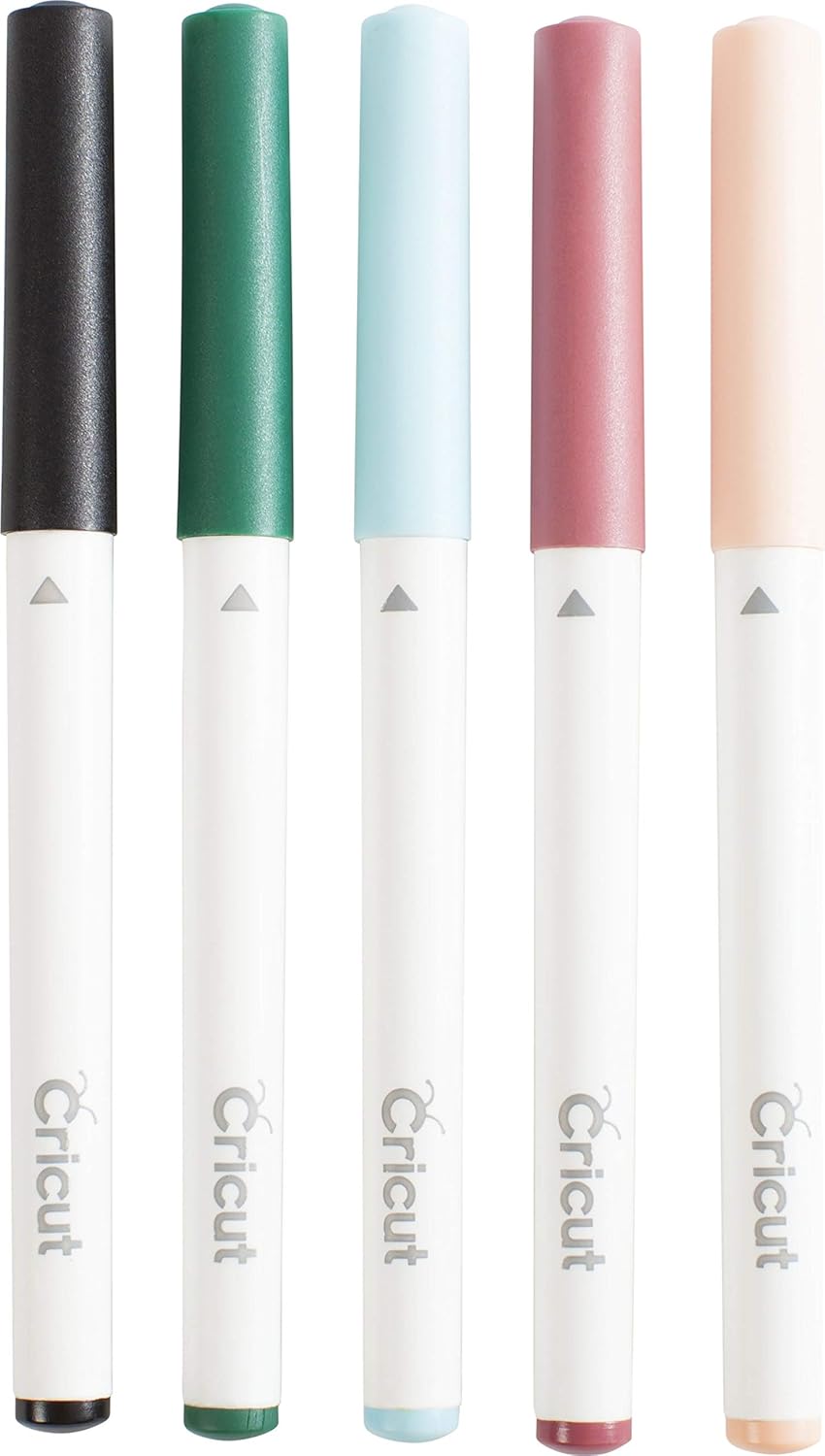 Cricut Color Antiquity fine Point Pen Set, Multi-Colour, Set of 5, 1.27 x 10.16 x 20.32 cm - Image 3