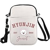 WCGXKO Korean Pop Gift Korean Group Merch Boys Group Est 1999 Dwaekki Crossbody Bag for Pop Music Lover