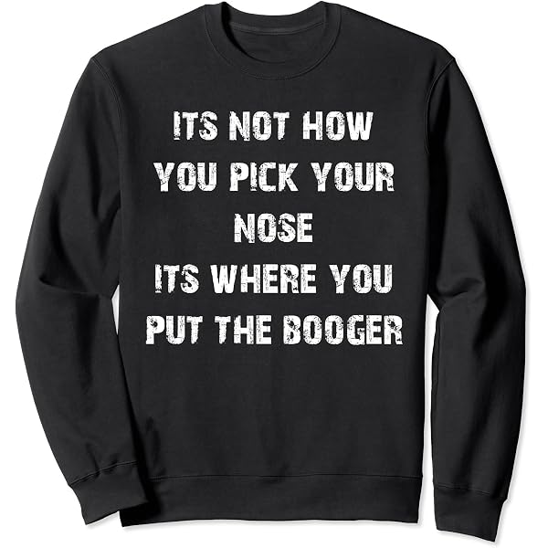 T-shirt Homme Humour "No.1 Nose Picker" - Marque Fruit Of The Loom - Neuf Sans étiquettes - Slogan Fun