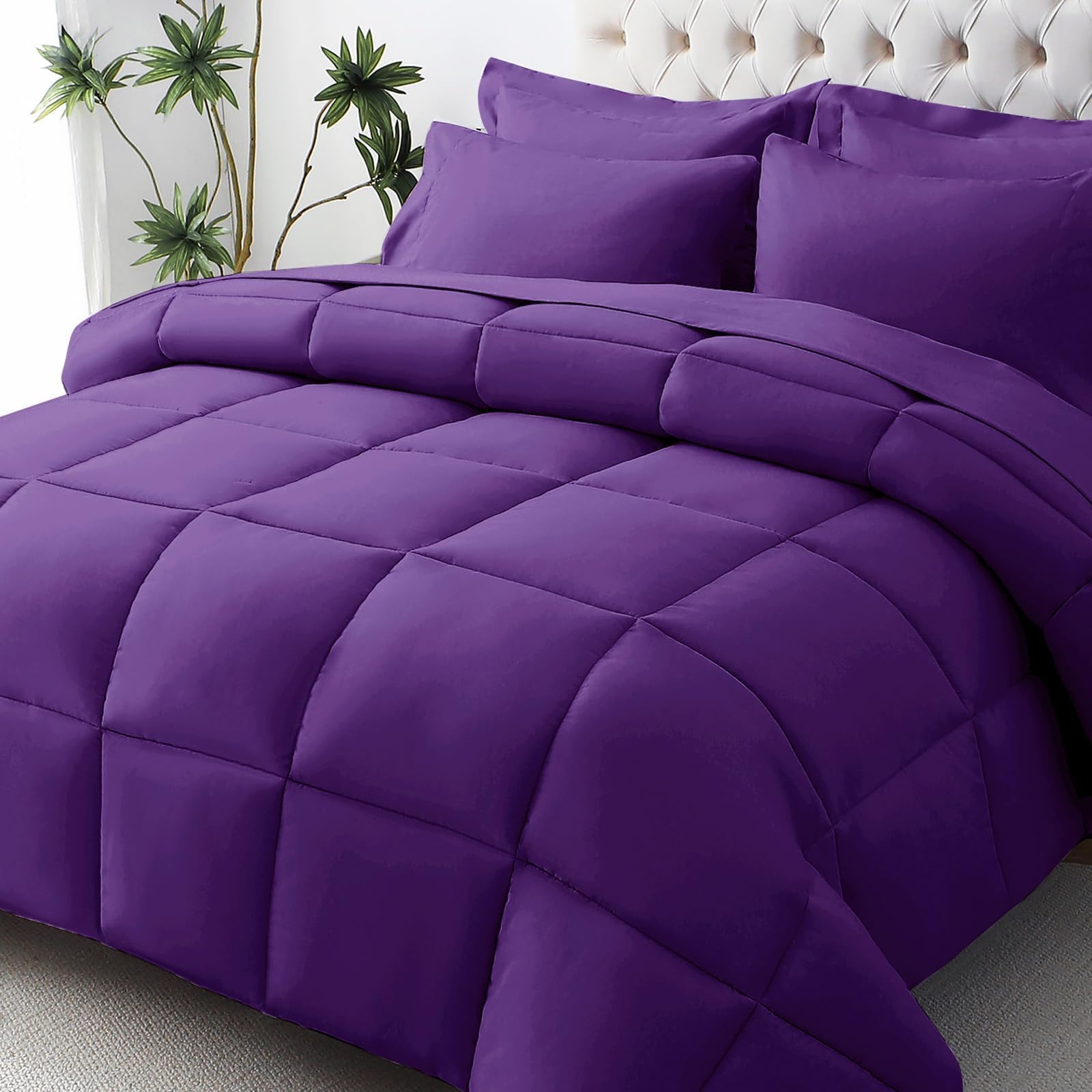 JOLLYVOGUE King Comforter Set, Ultra-Soft Bed in a
