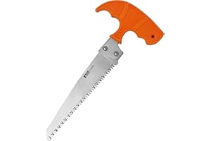 AccuSharp Bone Saw, Heavy Duty Pack Saw for Hunting, Camping, and Game Processing, Stainless Steel Blade, Ergonomic T-Handle with Sheath