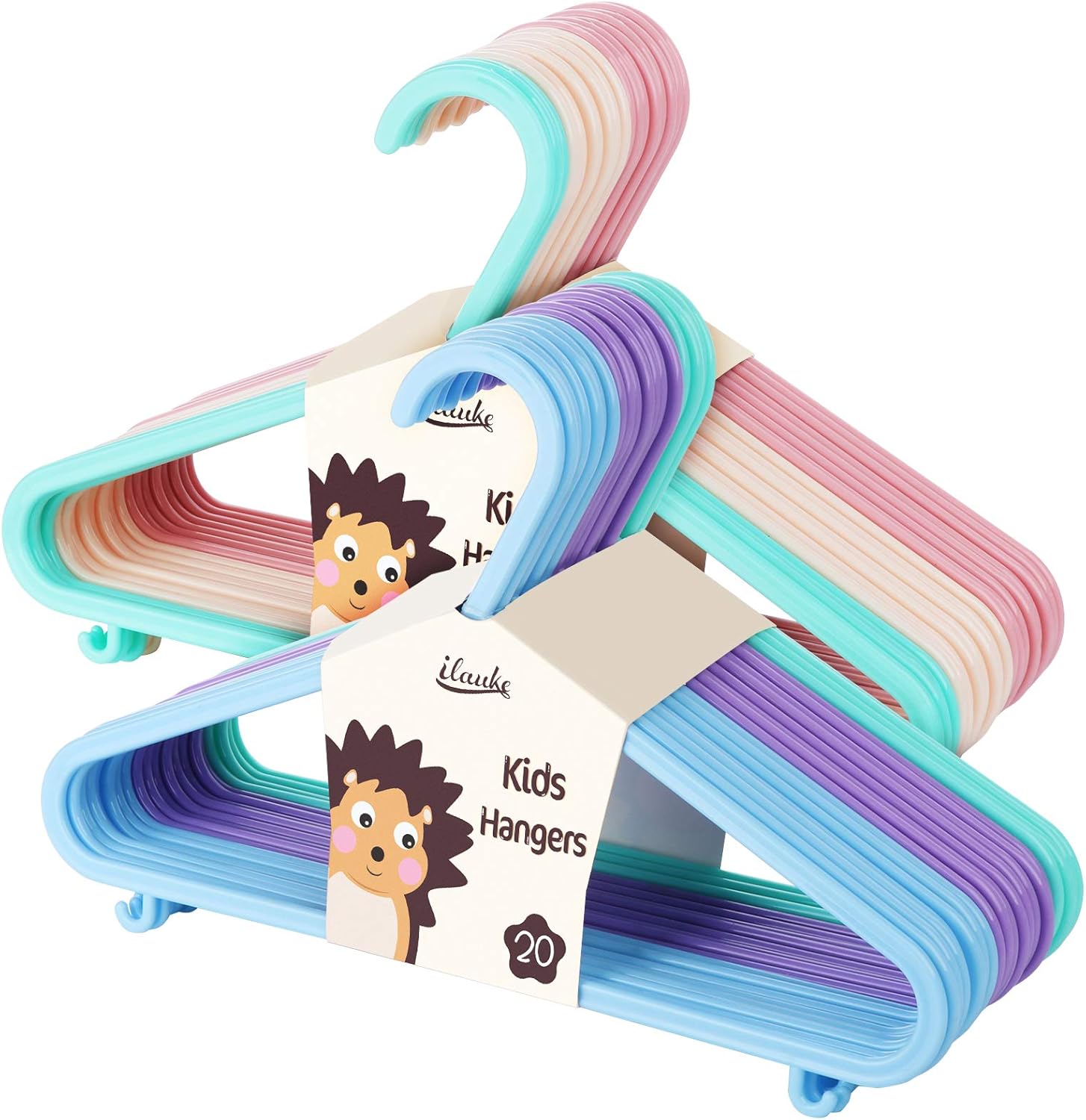 ilauke 40 Pack Baby Hangers