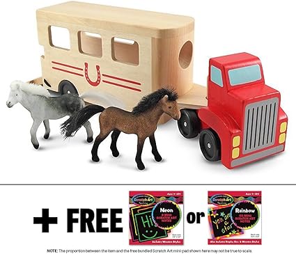 melissa & doug horse carrier